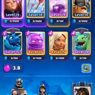 LEVEL 53 | TROPHIES 8788 | (3CARD LVL15)-(47CARD LVL14) | CR332 - Image 1