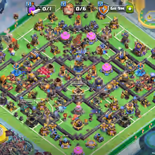 🔥TH 18 ALMOST MAX🔥XP 238-ALL HERO MAX-[ 12 EPIC EQUIPMENT MAX ALMOST-WALLS DEFENS MAX-NC YES-GLORY ARENA SCENERY-BEST - Image 1