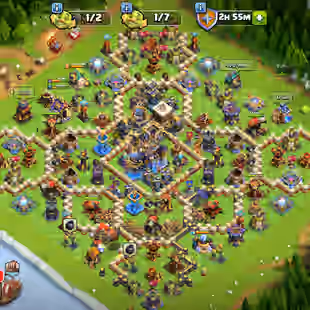 🔥TH 18 3 HERO MAX🔥XP 233-[ 4 EPIC EQUIPMENT MAX-HERO 105-105-83-60-55-14-NC YES-CAN LINK BUYER MAIL-BEST DEAL - Image 1