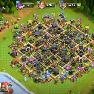 💫[ 12'000 GEMS - LEAGUE WARDEN ]💫 TH-17 NEAR MAX || FB - EB [MAX] | STICK [MAX] | PETS - HEROS MAX || NEAR MAX DEF - Image 1