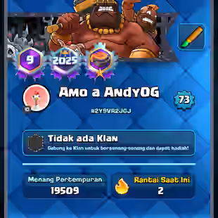 CR LEVEL 73 || MAX CARD 16 || EVO 14 || KT 15 || TROPHY 13137|| HERO CARD UNLOCK 3 || Emote 150 || GUARANTEED ACCOUNT - Image 1