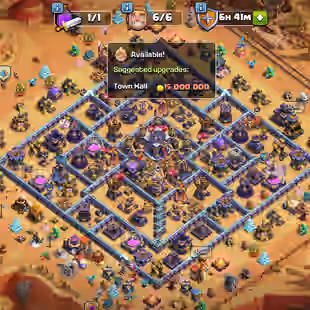 Local GERMANY !! TH 15 Full Maxed !! 15100 Gems !! 3x Paid Scenery !! Full Epic Equipment !! Namechange Available  - Image 1