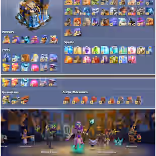 🔥Updated Full Profile Heros Max🔥Th18 Best Decorated Account|12 Epic Almost Max|Majestic Skin Set|Full Max Bh|Exp-248 - Image 1