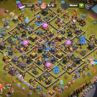🔥TH-18 CLASH OF DRAGON SCENERY ⭐ RARE SKINS | HEROS 92.100.61.75.50.1 | MAX BUILDER BASE | INSTANT DELIVERY - Image 1