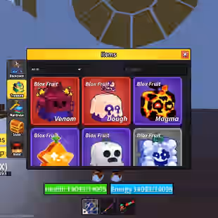[Blox Fruits] Max Level 2800 | 21M Beli | Godhuman | Dough + Venom Inventory | Instant Delivery | Full Access - Image 1