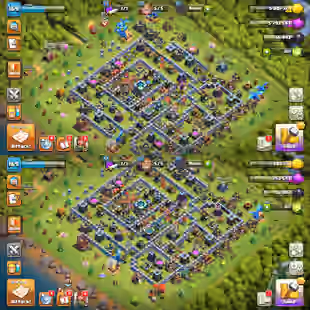 TH-13 NEAR MAX! XP-169! 2X EPIC EQUIPMENTS! HEROES:-59-64-43-44-20! BLUE WALLS! FAST DELIVERY - Image 1
