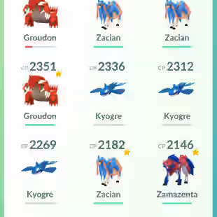 ZACIAN - KYOGRE - GROUDON - ZAMAZENTA - 19 LEGENDARY- 7 SHINY [] LEVEL 30 [] RENAME AVAILABLE [] INSTANT AVAILABLE - Image 1