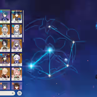 EU - AR59 - 50 Legend - Yelan C2 - Raiden C1 - Mona C6 - Diluc C1 - Keqing C2 - Jean C3 - Image 1