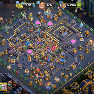 [F1] 🔥 PREMIUM TH-18 ALMOST MAX 🔥 FULL MAX DEFENCE | 5X HEROES MAX | 1500 CWP MEDAL | 31K L.TROPHY | 4500 WARSTAR - Image 1