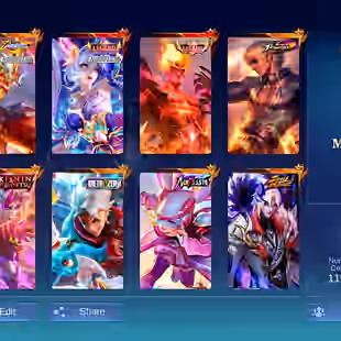 [IOS/ANDROID] CEL LVL 108 | 132 HEROES | 447 SKINS | MEGA 4 | 2 LEGEND LAYLA VALIR - HAYA SHURA - XBORG METRO - CECILION - Image 1