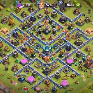 TH-13 11x EPIC EQUIPS | 135 XP | 5302 GEMS |2149 RAID MEDALS | 524 CWL MEDALS | HEROS: 66-67-41-41-04 - Image 1