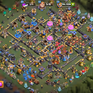 🔥ALL HERO MAXED 💎 NEAR MAX DECORATED TH 18 [] RENAME 500 [] 336 MEDAL [] BH 10 [] HIGH LEVEL EQUIPMENT [] 440 GEMS - Image 1