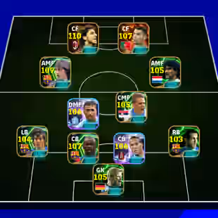 3259 Collective Strength💥 400 players | Blitz Neymar💥 110 Zlatan | 107 CR7 | CruyffxGullit | ThuramxVVD | Konami only - Image 1