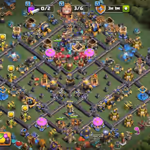 🔥[7 EPIC EQUIPMENT MAX]🔥TH 18 5 HERO MAX || BK 110 AQ 110 MP 72 GW 85 RC 55 DD 25 || 15 HERO SKIN || BUILDER HALL 10 - Image 1