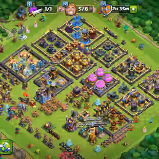 Th18 | Hero-106-105-83-55 | Total-12-Epic Almost Max | Defence Wall Good | XP-219 | NC-Yes | BEST-DEAL   - Image 1