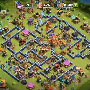 TH 16 | XP 214 | RENAME 500 | 3000 GEMS AVAILABLE | NEARLY MAX BB | 6 BUILDER | BEST CHEAP PRICE | SAFE AND FAST DELEVER - Image 1
