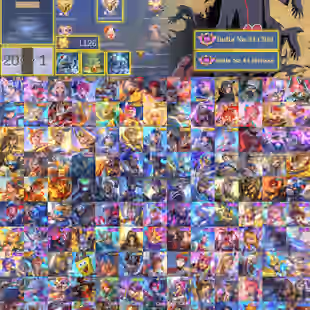 100 Highes Stars 430 Skins 5x Collector 3x Prime Selena Zenith Layla & Vexana Aspirant Exorcist KOF Naruto Collab Soul  - Image 1