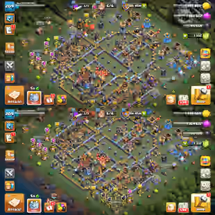 🔥TH-18 NEAR MAX🔥XP-209! 16X HIGH LVL EPIC! HEROES:-93-105-69-76-47-11! GREAT DEFENSE-TROOPS-PETS! FAST DELIVERY - Image 1