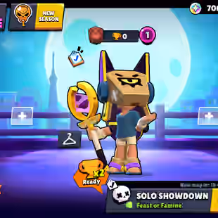 🔥51K TROPHY-52🔥MAX BRAWLERS-16 HYPER!!203 EXCLUSIVE SKINS!!BEST DEAL - Image 1