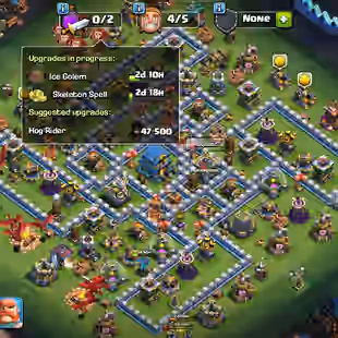Th12 full max nothing left || 5 epic equipment || Gems 500 ||Tiger mountain  scenery || name change free - Image 1