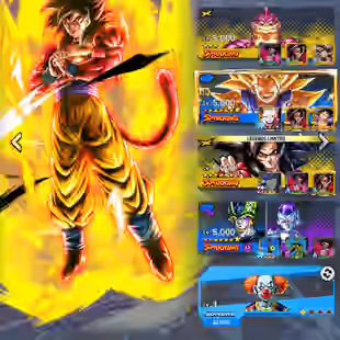 D857-IOS+Android-Meta UL(SS4 Goku+SS Goku+Frieza+Goku Uis+Beast)+49 Legends+Vip Equi+Good Team+566 Million+Goku&Vegeta - Image 1