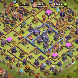 TH 15 Max l XP 192 l Heroes 83 83 57 61 35 3 27 23 l Heroes equipment And 11 Skins l Magic Items l Best Cheap Price - Image 1