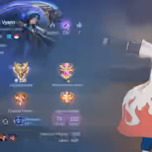 MLBB | Uncle Vyann | LV 44 | GUSION MINATO + PEGASUS SEIYA (BASIC) BADANG | 74 HEROES | 132 SKINS | MAX EMBLEM - Image 1
