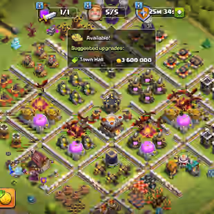 K- FULLY MAX TH 11 || XP-90! HEROS :- 50-50-30-20 || 6xEPICS EQUIPMENT! 4xEPICS 12 LEVEL + || 380 MADELS - 1200 - Image 1