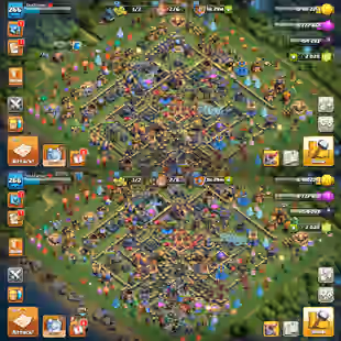 🔥RARE ALMOST MAX TH-18🔥XP-266! ALMOST 13X EPIC MAX! WAR ARENA! 5474 WAR STARS! MAX HEROES! MAX DEFENSE! FAST DELIVERY - Image 1