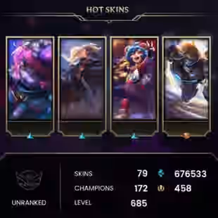 LEAGUE OF LEGENDS | 685 level | 79 skins | Full access | Warranty | 2 Gifts  - Image 1