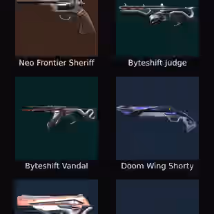 EU - LVL 25 - Unranked - 1 Knife - 10 Skins ( 9,700 VP) Mystbloom Sheriff, Kuronami no Yaiba, Neo Frontier Sheriff, Byte - Image 1