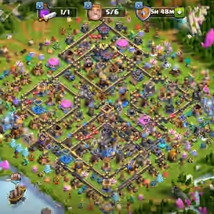 OBSTACLES! TH18 MAX 98 PERCENT ! 6459 WAR STAR ! 6 HEROES MAX ! 276-XP SB/MAX SnB/MAX FA/MAX AF/MAX FB/MAX LP/MAX RS/MAX - Image 1