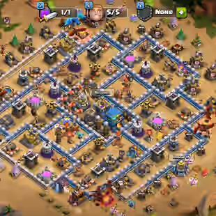 TH-12  | 130 XP | 5515 GEMS | 702 CWL MEDALS | MAGIC ITEMS | HEROS: 57-57-36-22 | PRIMAL SCENERY  - Image 1