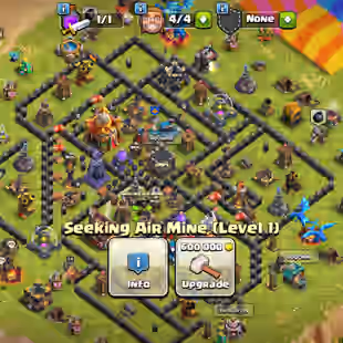  6200 gems availabl || Cheapest Th16 Rush Donation  account | rename free | 5x epic equipment | PAINTER SCENERY availabl - Image 1