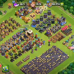 ♓Best Offer♓Th 18 [ High Wall's Defence ] 2 Helper Hut Max | 11 Epic Almost Max | Hero 87/101/86/65/50/5 Nc-1000 Xp-216 - Image 1