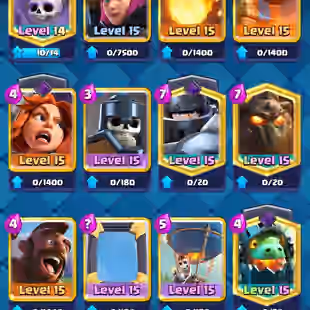 LEVEL 61 | TROPHIES 8909 | (13CARD LVL15)-(93CARD LVL14) | 2M GOLD | CR298 - Image 1