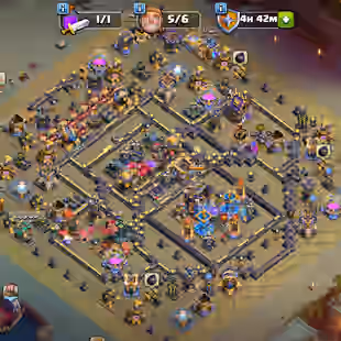 6X HERO MAX | TH18 ALMOST MAX | GG-MX!SB-MX!MM-MX!AF-MX!DC-MX!FB-MX!RS-MX!EB-MX | HERO-105-105-95-80-55-25 | 235-XP | B - Image 1