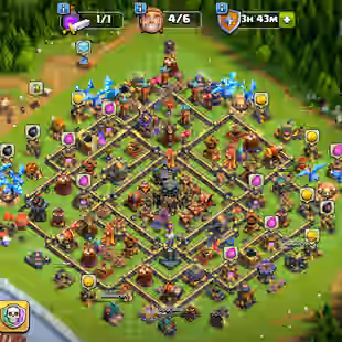 🌲[ 20'000 GEMS - TH-17 NEAR MAX ]🌲MT-EB [MAX] || RS [23] | SB-MM [20] || WALLS MAX || HEROS: 100-100-74-75-50 || - Image 1