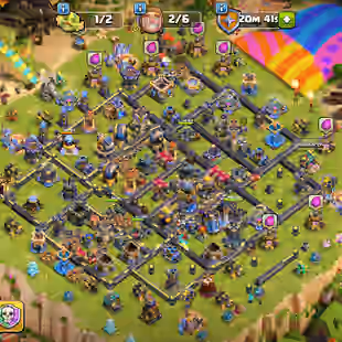 🔥Xp-258🔥 Th18 Almost || High Quality Epic Equipment || Heroes 105-105-93-80-55-20 || 6 Builders || Nc 2k Gems - Image 1