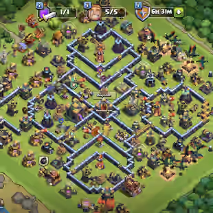 || Xp152 Th14 account|| Good heros&Wall || 6Epic equipment|| Name change Available|| 4Hero skin available||  - Image 1