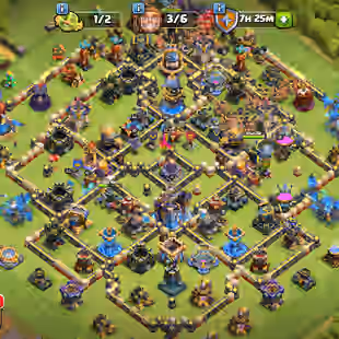 PREMIUM TH 18-XP 219-HERO 86-91-74-55-[ 5 EPIC EQUIPMENT ALMOST MAX-307 MEDALS-STRONG DEFENSE-BEST DEAL - Image 1