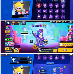 50K - 60K 🏆 Brawl Stars 50K Trophies | 102 Brawlers | Total 25 Max | 20 Hypercharge | 224 Skins | 29 Titles | Lunar Fam - Image 1