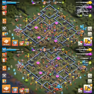 🔥TH-15 NEAR MAX🔥XP-18! 6900 GEMS! HEROES:-80-85-46-58-30! 4X PETS! NICE TROOPS! FAST DELIVERY - Image 1