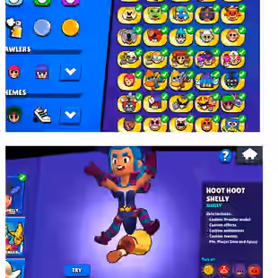86K Trophies | 79 Maxed | 62 Hypercharges | 422 Skins | 1060 Pins | Hoot Hoot Shelly | Rare Skins - Image 1