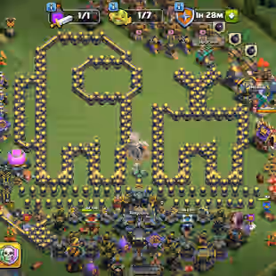 🚀[Limited Deal] Epic Th 17 Semi Max Heros Lvl 87-100-42-75-47-11 | Epic Equipments | Nc At 500 Gems | Instant Delivery  - Image 1