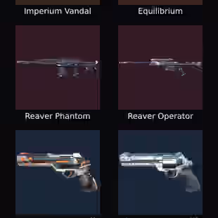 AP - LVL 103 - Unranked - 1 Knife - 7 Skins (8,275 VP) Imperium Vandal, Equilibrium, Reaver Phantom, Reaver Operator - Image 1