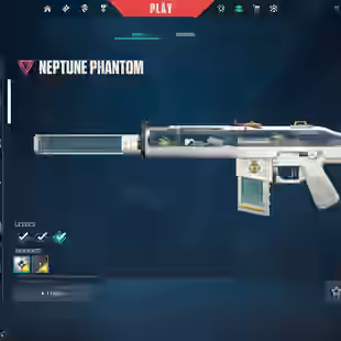 EU/TURK | 645 Extra Valorant Points | Neptune Phantom Maxed | Prime Spectre Maxed | 3550 VP Spent | Ready For Ranked - Image 1