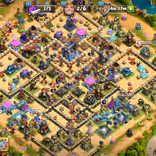 🔥2x Sceneries🔥 Th18 || High Quality Epic Equipment || Heroes 105-105-83-82-55-21 || 6 Builders || Nc 1k Gems - Image 1