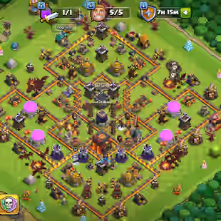 🔥TH10 MAXED[NOTHING LEFT TO UPGRADE]-7X EPIC EQUIPMENT-2X SCENERY-1X AQ SKIN-77 CWL MEDALS-FREE NC- LOTS OF MAGIC ITEMS - Image 1