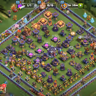 TH 15 Maxed 4 Hero , Walls & Defense ! 8 Epics ( 5 Level 20 ) ! Heroes K-85 AQ-Max MP-60 GW-Max RC-Max DD-Max ! NC-500  - Image 1